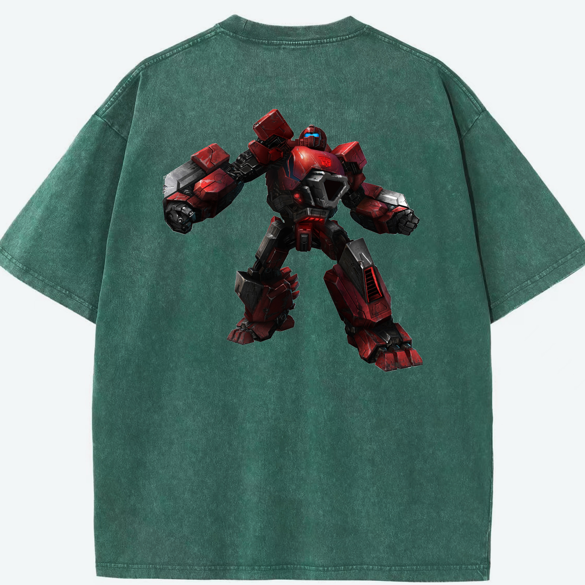 （画像用）  綿100% ヴィンテージ風 半袖Tシャツ（背面プリント）